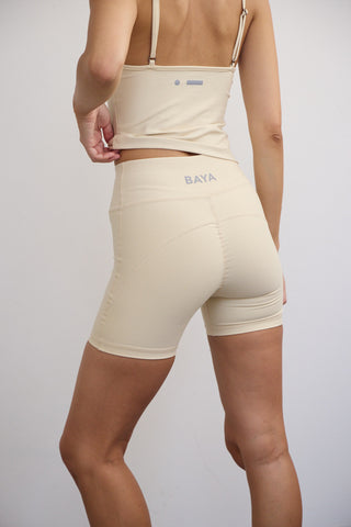 Athletic biker leggings SOFT TOUCH | Golden