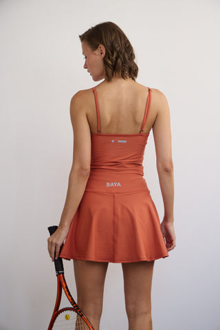Αθλητικό top Soft Touch | Terracotta