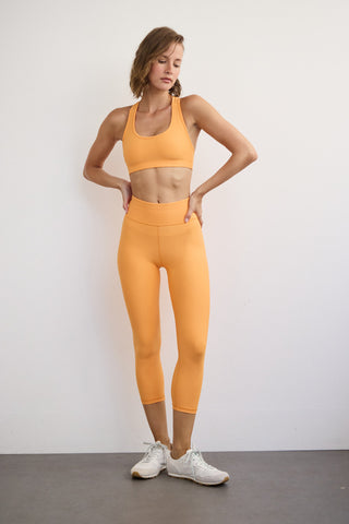 Σετ γυμναστικής cropped SOFT TOUCH | Peach