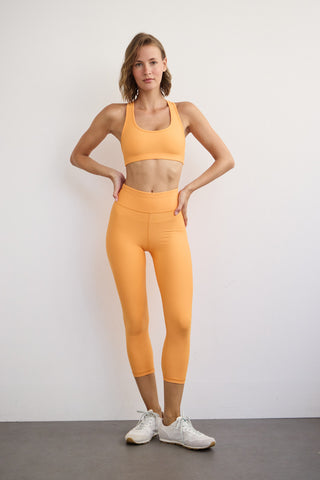 Σετ γυμναστικής cropped SOFT TOUCH | Peach