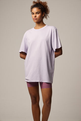 Oversized T-Shirt με Logo | Lilac