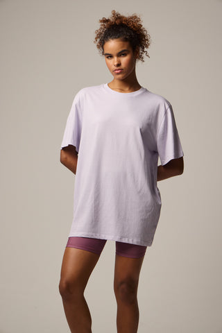 Oversized T-Shirt με Logo | Lilac