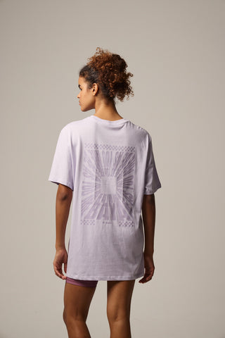 Oversized T-Shirt με Logo | Lilac