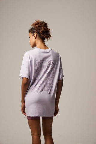 Oversized T-Shirt με Logo | Lilac
