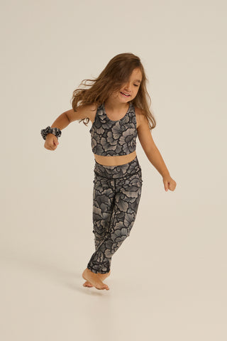 Kids' gym set with printed roses | Desert Rust