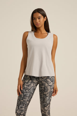 Αθλητική αμάνικη μπλούζα |  Γκρι