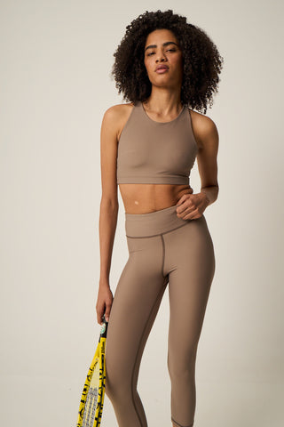 DRY SHELL sports bra | Beige