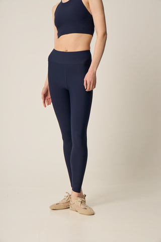 DRY SHELL athletic leggings | Dark Blue
