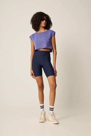 Aθλητικό biker κολάν DRY SHELL | Μπλε Σκούρο