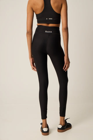 DRY SHELL athletic leggings | Black