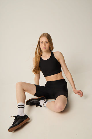 Aθλητικό biker κολάν DRY SHELL | Μαύρο