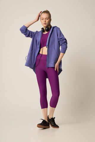 Aθλητικό crop κολάν DRY SHELL | Magenta