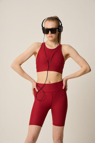 Aθλητικό biker κολάν SOFT TOUCH | Κόκκινο