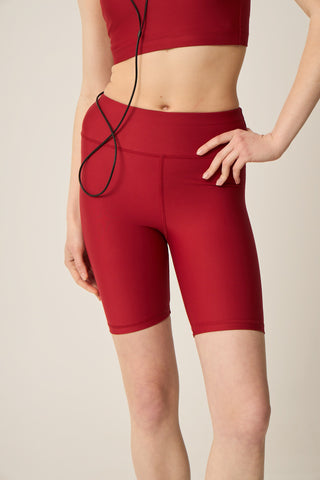 Athletic biker leggings SOFT TOUCH | Red