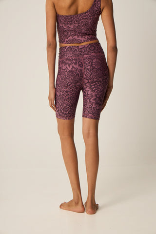 Aθλητικό biker κολάν με boho print | Nectar