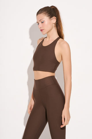 DRY SHELL Sports Bra | Mocha