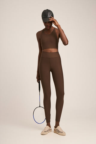 Aθλητικό κολάν DRY SHELL | Mocha