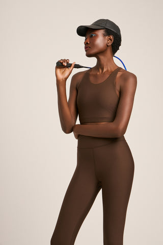 Aθλητικό κολάν DRY SHELL | Mocha in