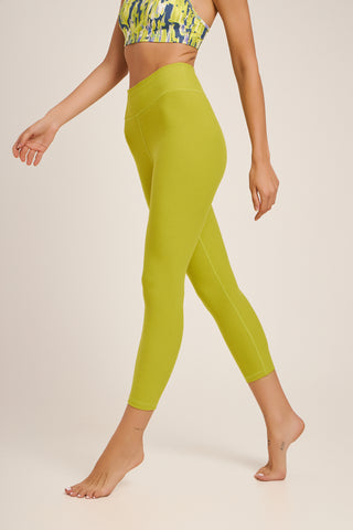 Aθλητικό crop κολάν EXTRA SOFT | Olive Green