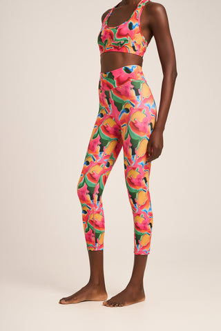 Αθλητικό cropped κολάν multicolour dream | Πολύχρωμο