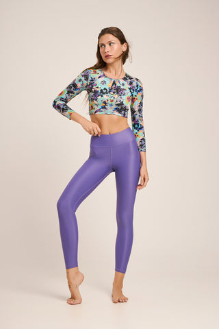 Basic αθλητικό κολάν από ανακυκλωμένο ύφασμα | Iris Purple