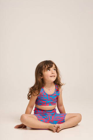 Παιδικό σετ γυμναστικής biker tribal leaves | Φούξια