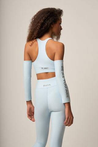 Αθλητικά μανίκια Soft Touch | Light Blue