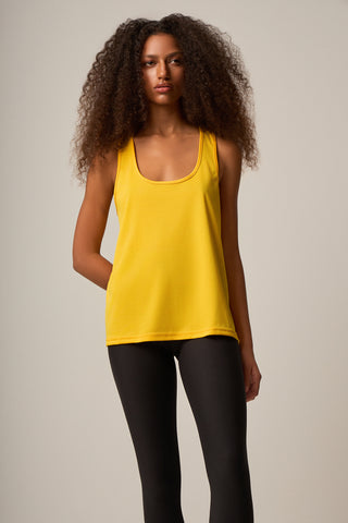 Aμάνικη MESH μπλούζα "Be as you are" | Amber