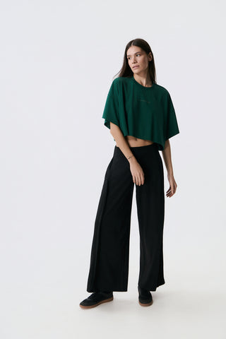 Αθλητικό Cropped Top | Forest Green