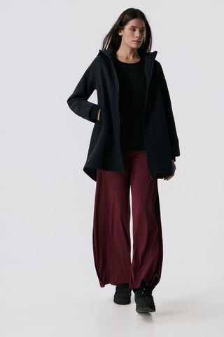 Αθλητική Fleece Ζακέτα | Μαύρη