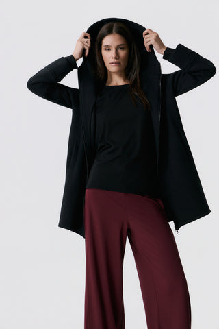 Αθλητική Fleece Ζακέτα | Μαύρη