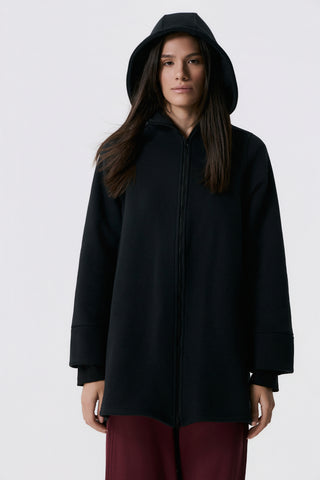 Αθλητική Fleece Ζακέτα | Μαύρη