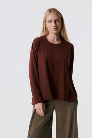 Μακρυμάνικο Αθλητικό Top | Bordeaux