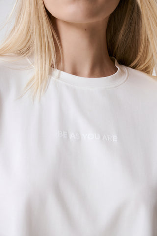 Αθλητικό Cropped Top | Off-White