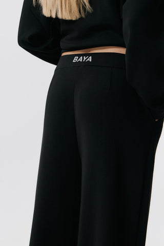 Scuba Cupro Touch παντελόνι φόρμας | Μαύρο