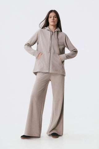 Ζακέτα με κουκούλα | Γκρι