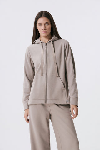 Ζακέτα με κουκούλα | Γκρι