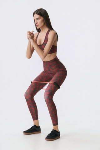 Σετ γυμναστικής με red leopard print | Κόκκινο