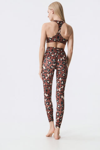 Mocha leopard print gym set | Mocha