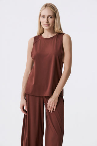 Αθλητικό Αμάνικο Top | Bordeaux