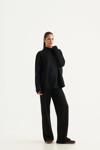 Comfort Knit παντελόνι | Μαύρο