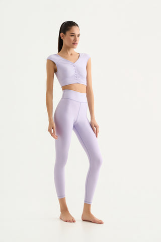 SOFT TOUCH athletic leggings | Violet