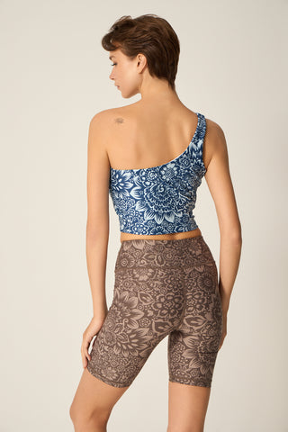 Aθλητικό biker κολάν με boho print | Desert Dust