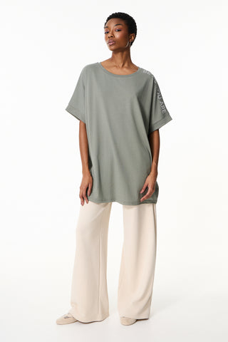 LONG sleeve sports shirt | Khaki