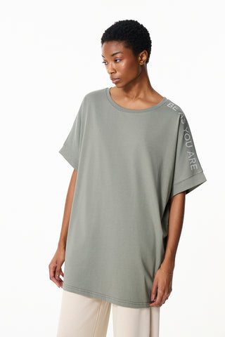 LONG sleeve sports shirt | Khaki