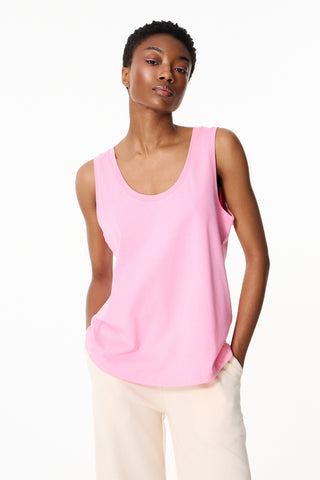 Αθλητική αμάνικη μπλούζα |  Ροζ
