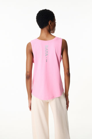 Αθλητική αμάνικη μπλούζα |  Ροζ