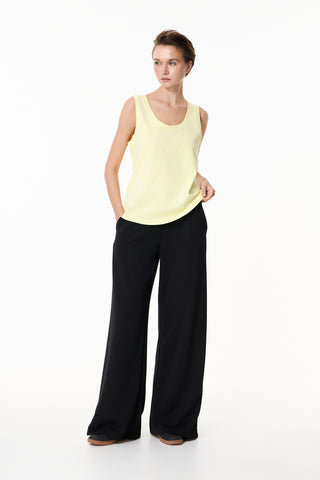 Αθλητική αμάνικη μπλούζα |  Κίτρινο