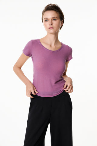 Κοντομάνικο top Chromatic | Ροζ