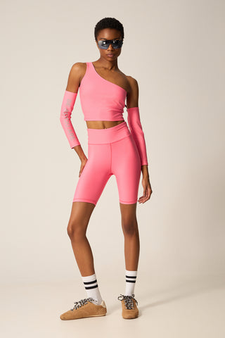 One-shoulder μπουστάκι SOFT TOUCH | Pink Lemonade